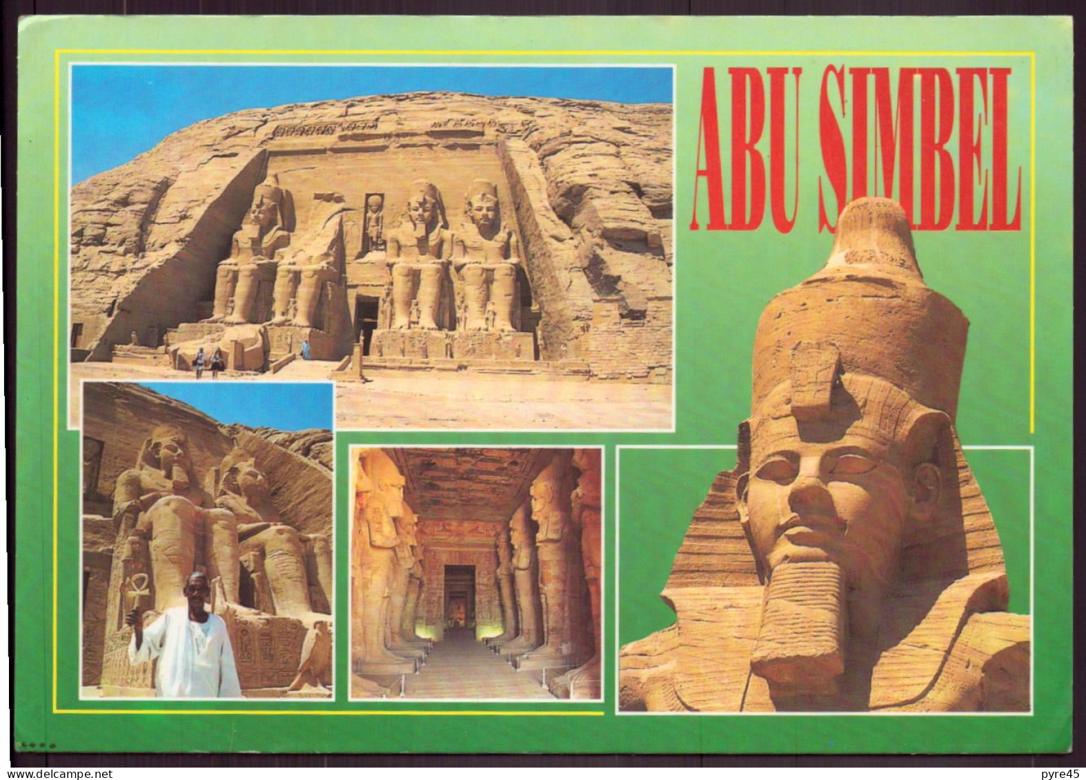 EGYPTE ABU SIMBEL 16 X 11 CM - Abu Simbel