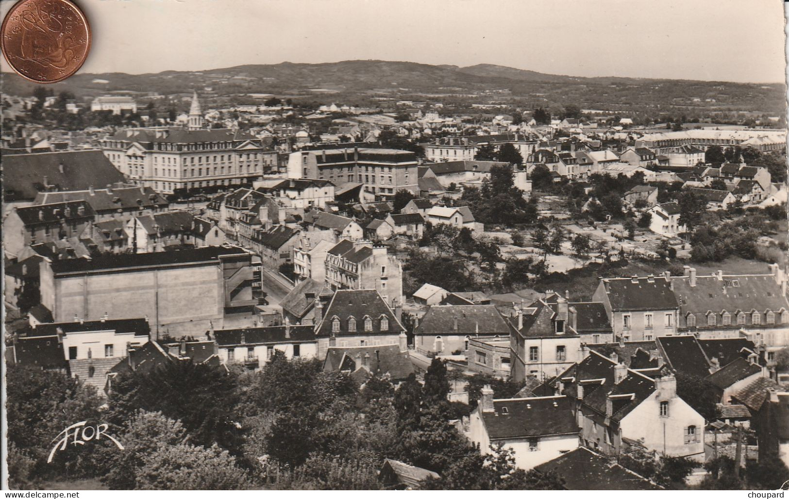 23 - Carte Postale Semi Moderne Dentelée De  GUERET  Vue Aérienne - Guéret