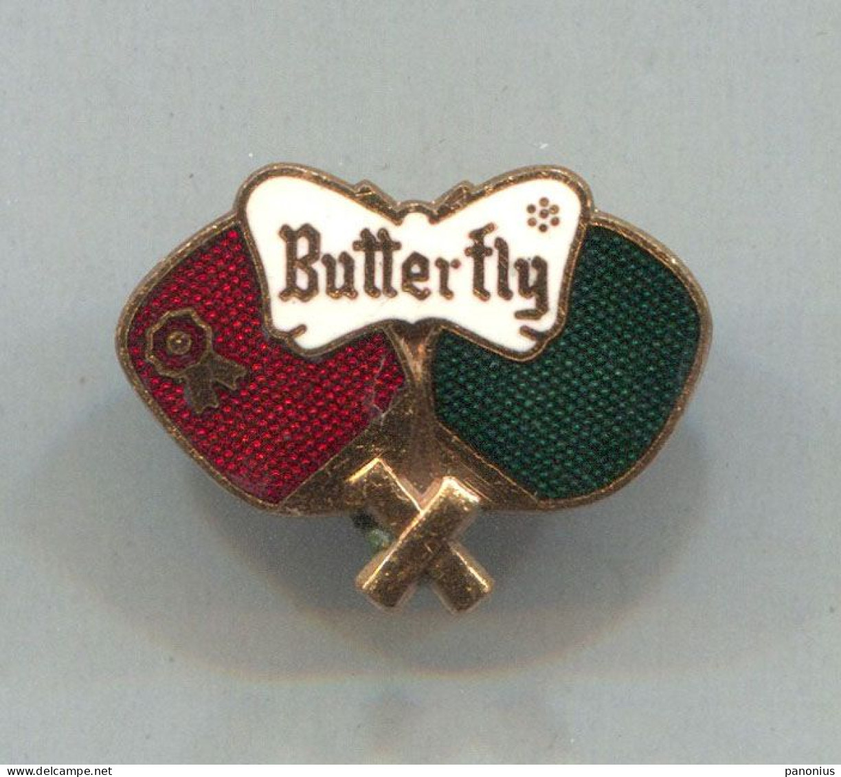 Table Tennis Tischtennis Ping Pong - Butterfly Tamasu Tokyo, Vintage Pin  Badge Abzeichen, Enamel - Tenis De Mesa