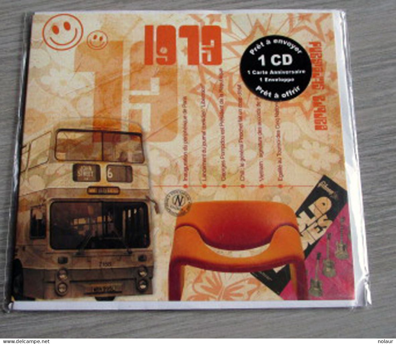 Hits De 1973 CD + Carte D'anniversaire Et  Enveloppe - Autres - Musique Anglaise