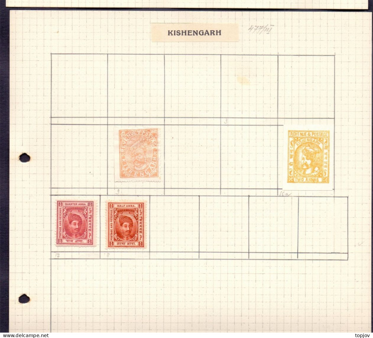 INDIA - KISHENGARH -   LOT - 1900/04 - Kishengarh