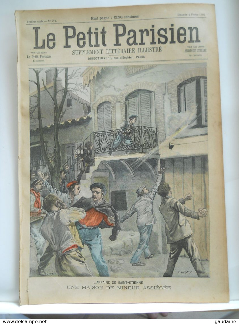LE PETIT PARISIEN N°574 – 4 FEVRIER 1900 – CROIX-DE-L'ORME - SAINT ETIENNE MINEUR - LES BOERS - Le Petit Parisien