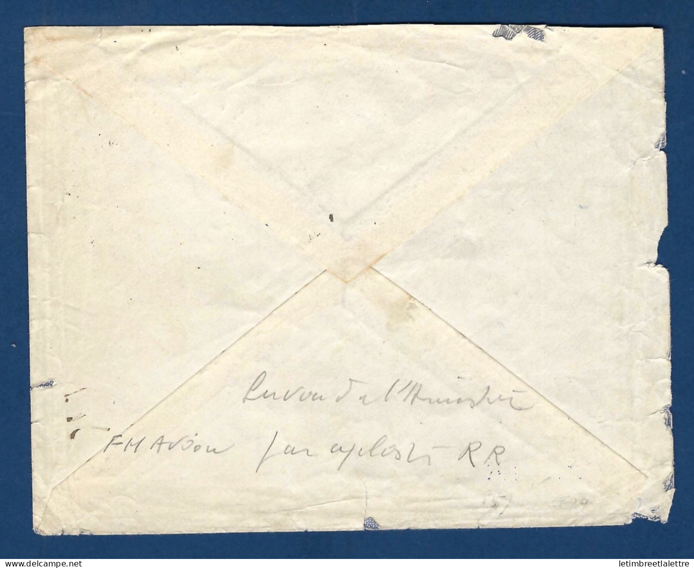 Maroc - Franchise Militaire Par Avion - Courrier Distribué Par Cycliste - 1941 - Lettres & Documents