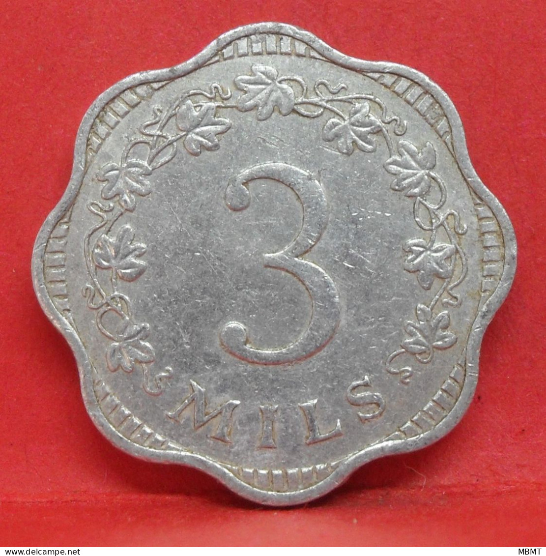 3 Mils 1972 - TTB - Pièce De Monnaie Malte - Article N°3674 - Malte