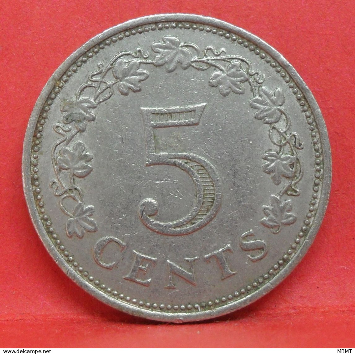 5 Cents 1972 - TB - Pièce De Monnaie Malte - Article N°3682 - Malta