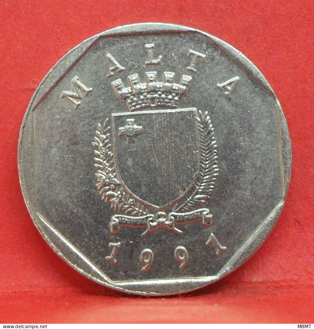 5 Cents 1991 - TTB - Pièce De Monnaie Malte - Article N°3684 - Malta