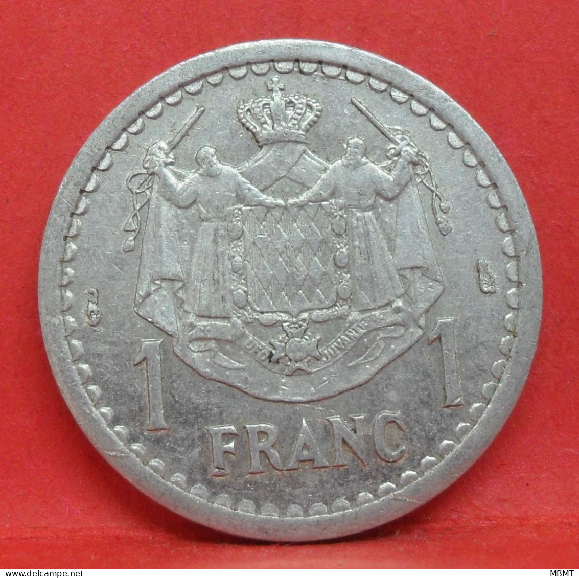 1 Franc 1943 - TB - Pièce De Monnaie Monaco - Article N°3688 - 1922-1949 Louis II.