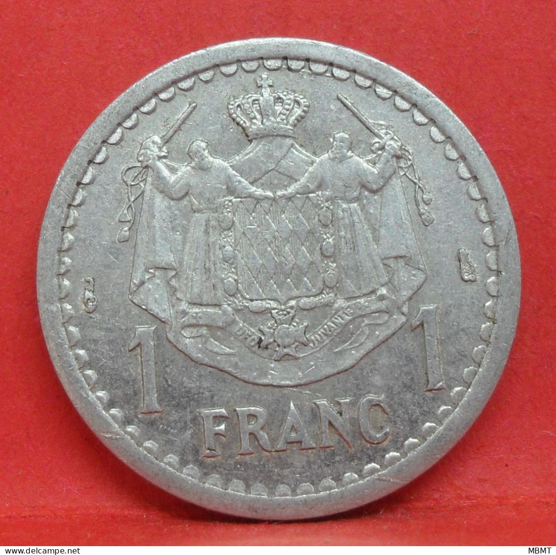 1 Franc 1943 - TB - Pièce De Monnaie Monaco - Article N°3688 - 1922-1949 Louis II