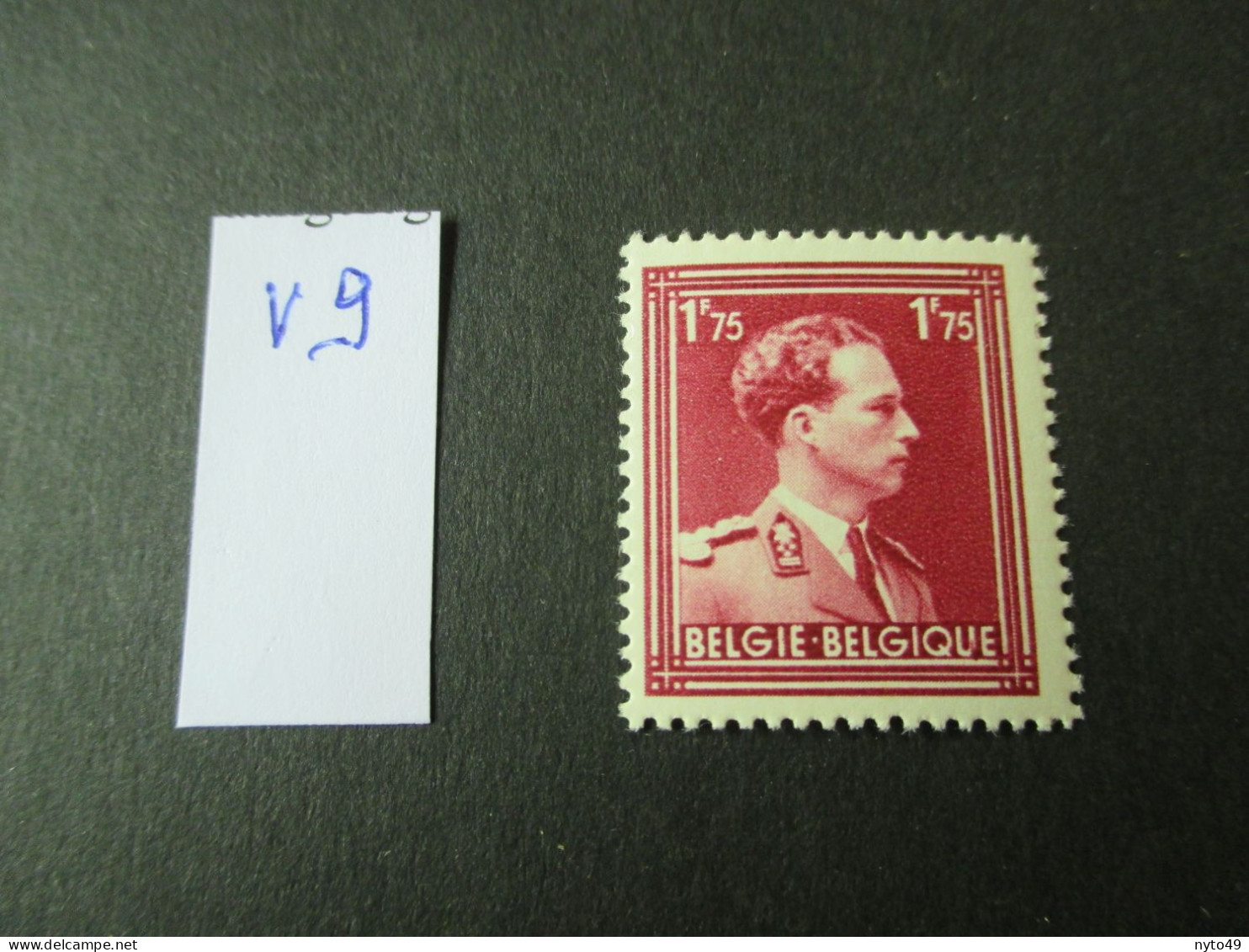 Nr 832 - Leopold III -  Luppi V 9 "U" Van Belgique Gebroken - MNH** - 1931-1960