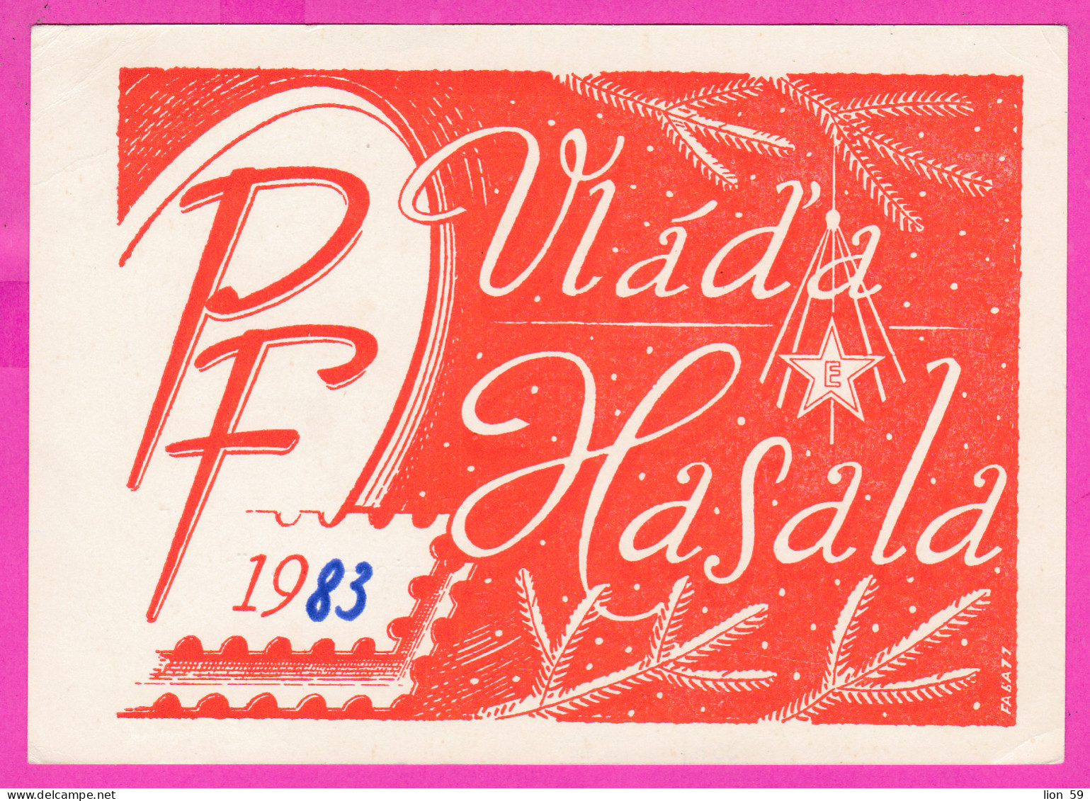 295877 / Czechoslovakia 1983 - 30 H. ( Praha ) ESPERANTO - PF Vlada Hasala (Private) Illustrator FABA 77 Stationery PSC - Postcards