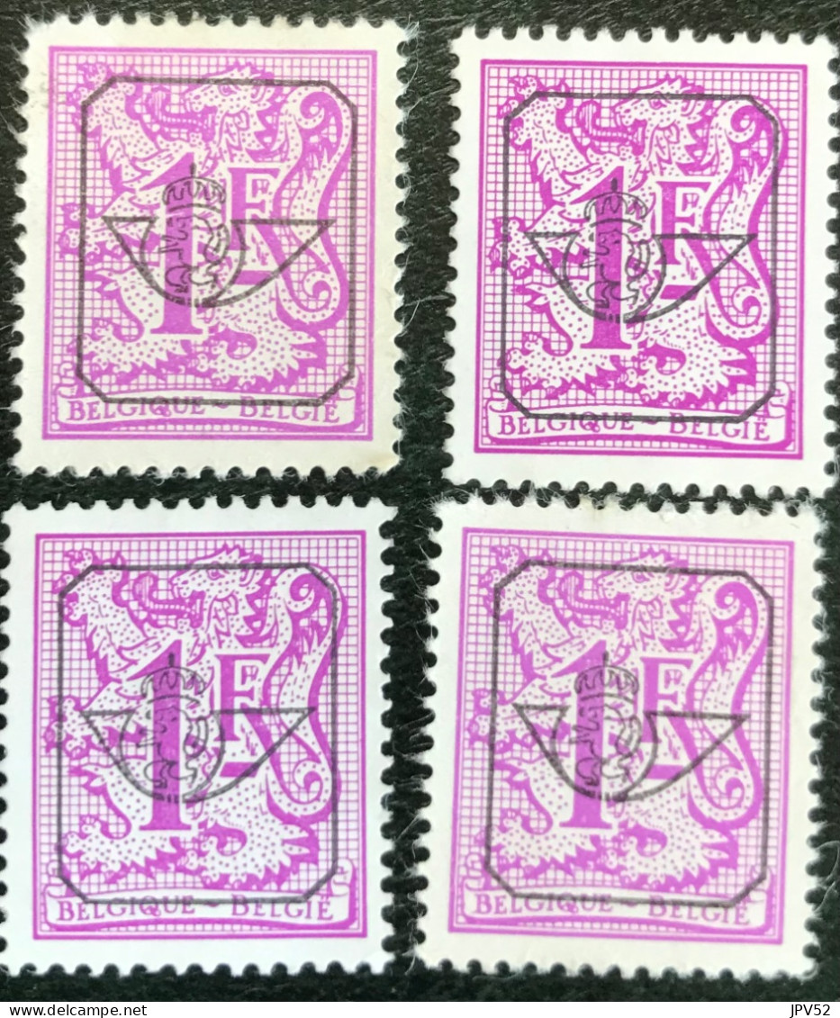 België - Belgique - C12/43 - 1980 - (°)used - Michel 1902V - Leeuw Met Banderole - Typos 1967-85 (Löwe Und Banderole)