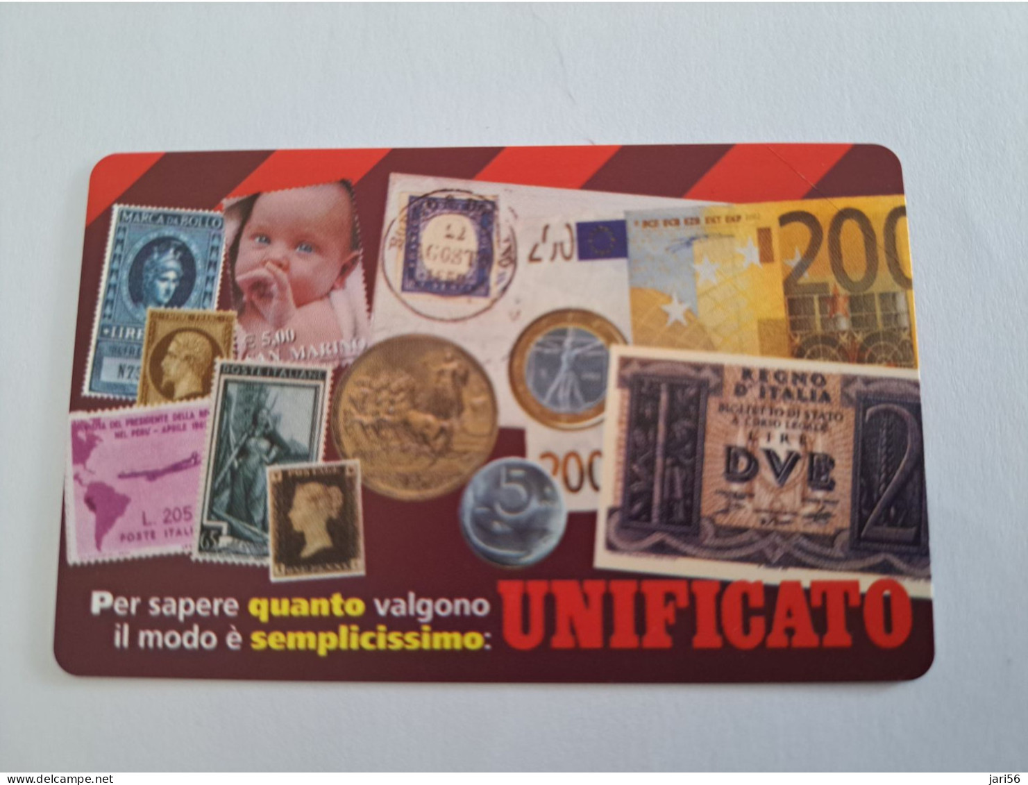 ITALIA EURO 3,00 /   /MONEY ON CARD / COIN / BILJETS /STAMPS ON CARD/   MINT  ** 13915 ** - Openbaar Gewoon