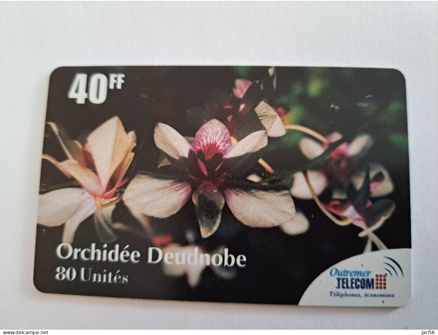 ST MARTIN  / OUTREMER/ FLOWERS/ ORCHIDEE DEUDNOBE  / 40 FF/ 80  UNITS / ANTF-OT52  FINE USED CARD    ** 13918 ** - Antillen (Frans)