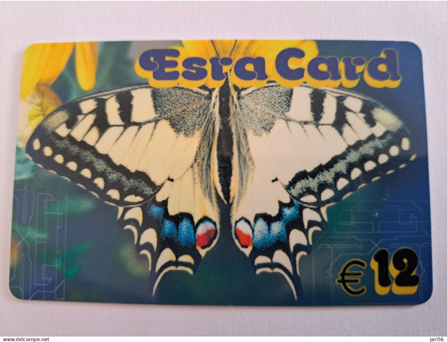 NETHERLANDS / PREPAID /€ 12,- ESRA/ BUTTERFLY   /    - USED CARD  ** 13922** - Publiques