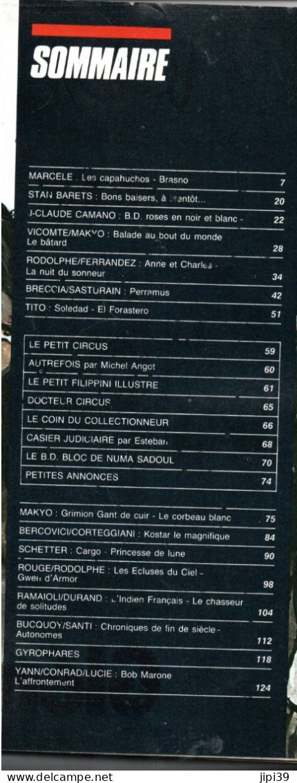 PORT OFFERT : CIRCUS N° 83 , Mars  1985 , 132 Pages , Voir Le Sommaire - Circus