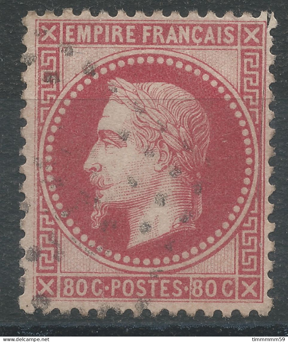 Lot N°77172  N°32a Rose Carminé, Oblitéré, Coupure Filet EST - 1863-1870 Napoléon III Lauré