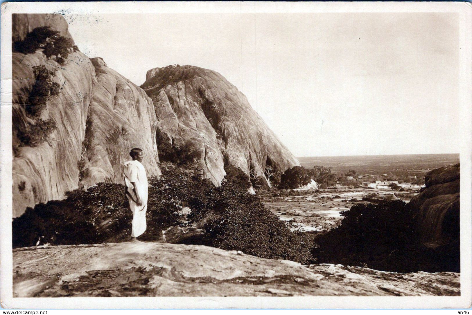 BUR HACABA - Panorama - Viaggiata 1937 - Somalie