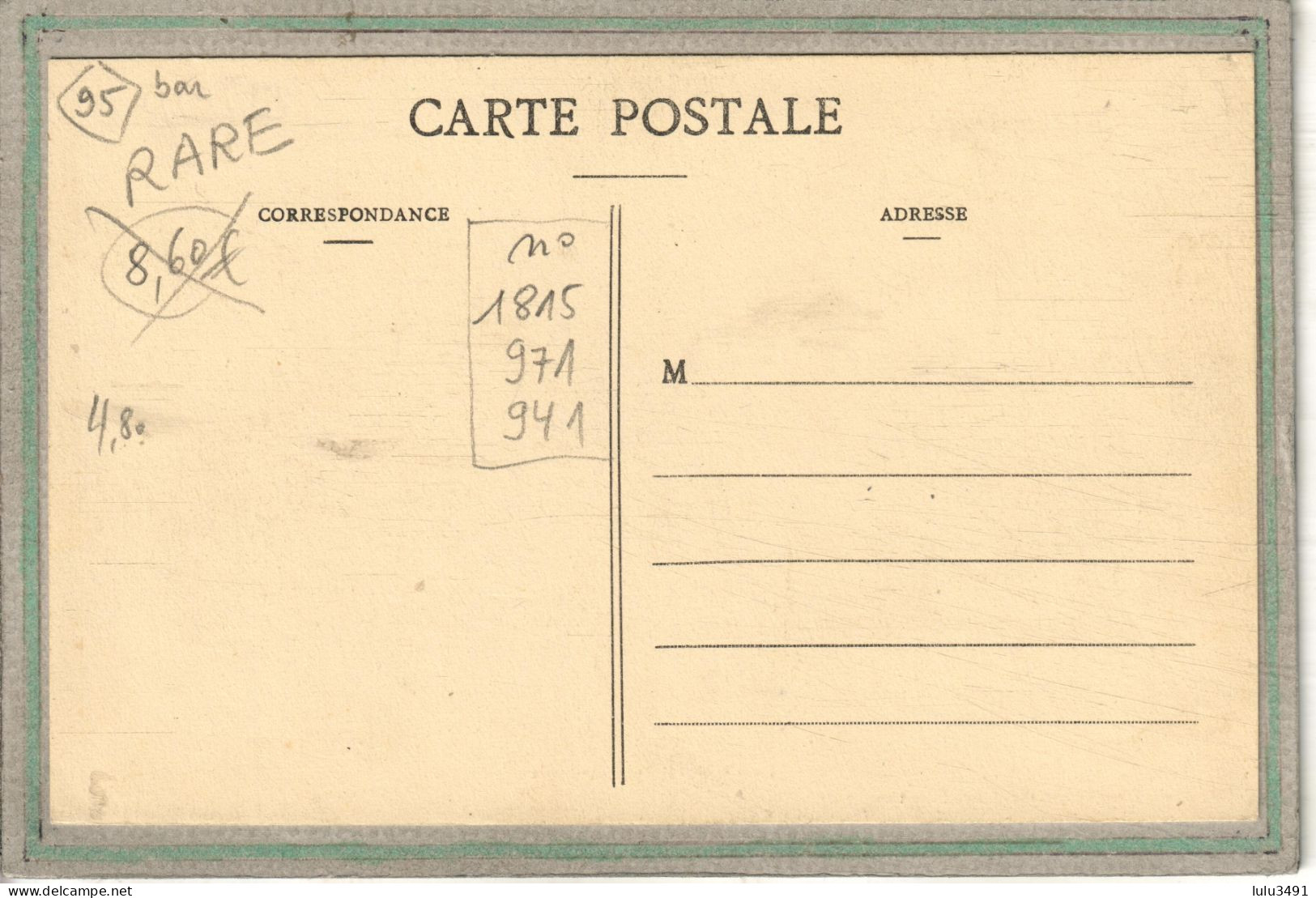 CPA (95) MOISSELLES - Aspect De La Route De La Gare De Bouffémont En 1910 - Moisselles
