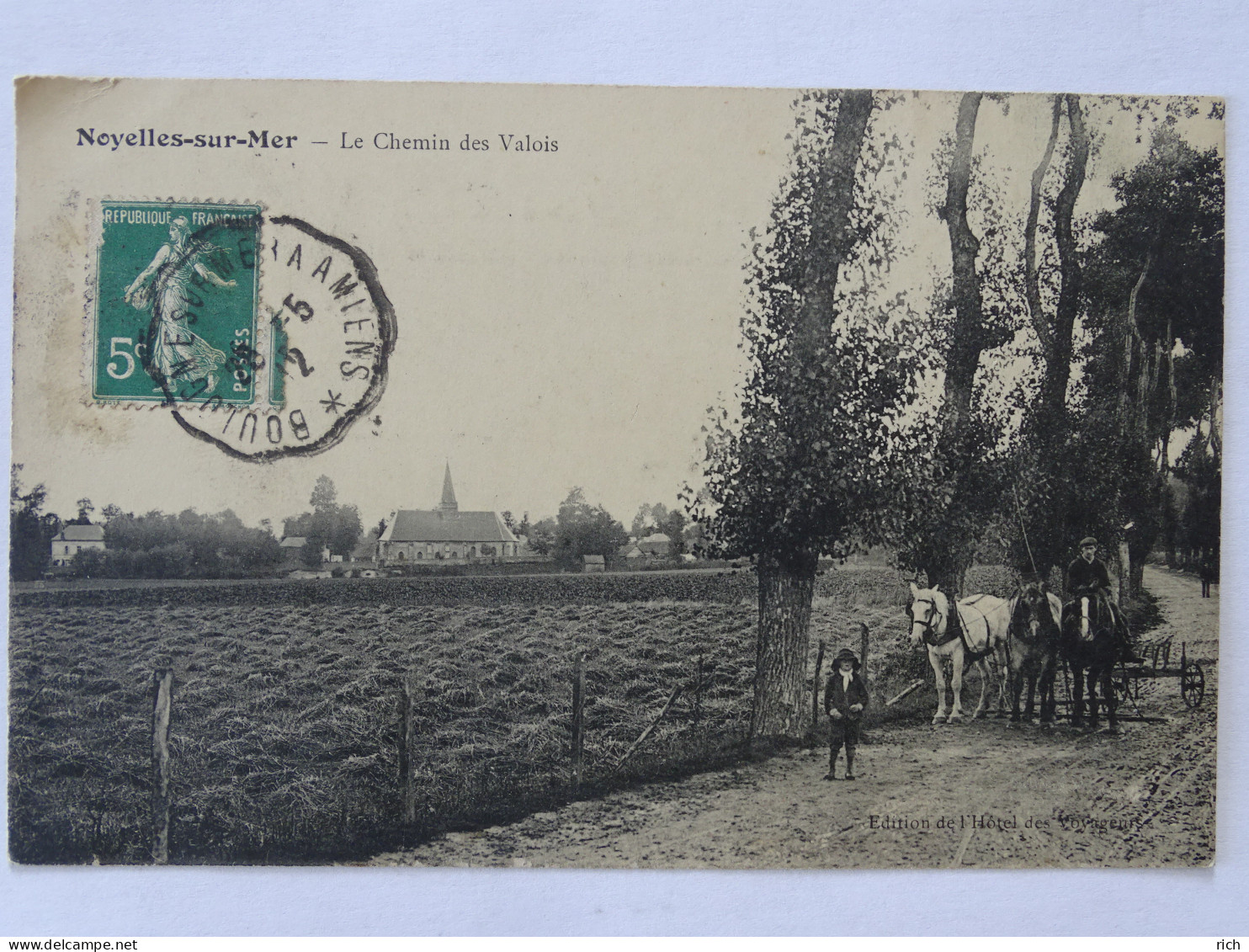 CPA 80 Somme - Noyelles Sur Mer - Le Chemin Des Valois - Noyelles-sur-Mer