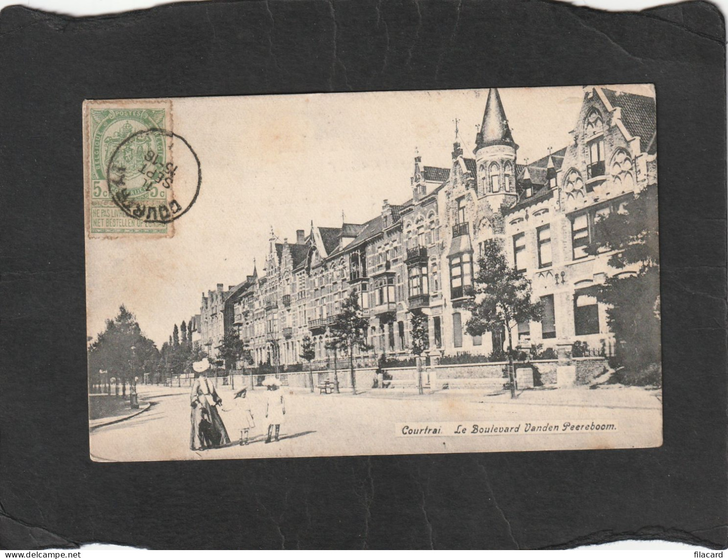 122992         Belgio,      Courtrai,   Le   Boulevard  Vanden  Peereboom,   VG - Kortrijk