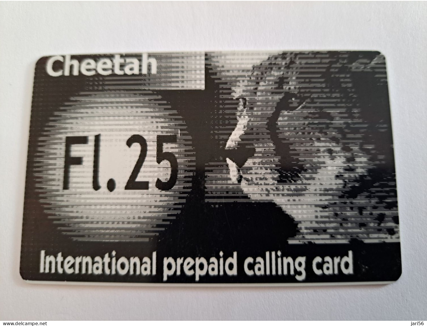 NETHERLANDS / PREPAID /HFL 25,- CHEETAH   /    - USED CARD  ** 13936** - Public