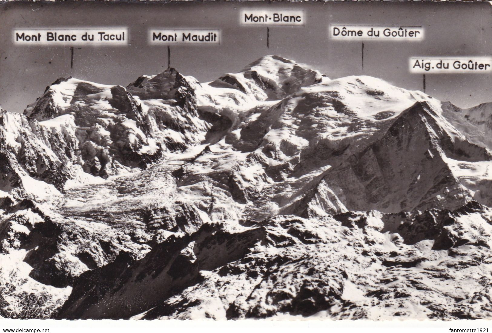 MASSIF DU MONT BLANC/CLICHE ROSSAT MIGNOD (dil306) - Chamonix-Mont-Blanc