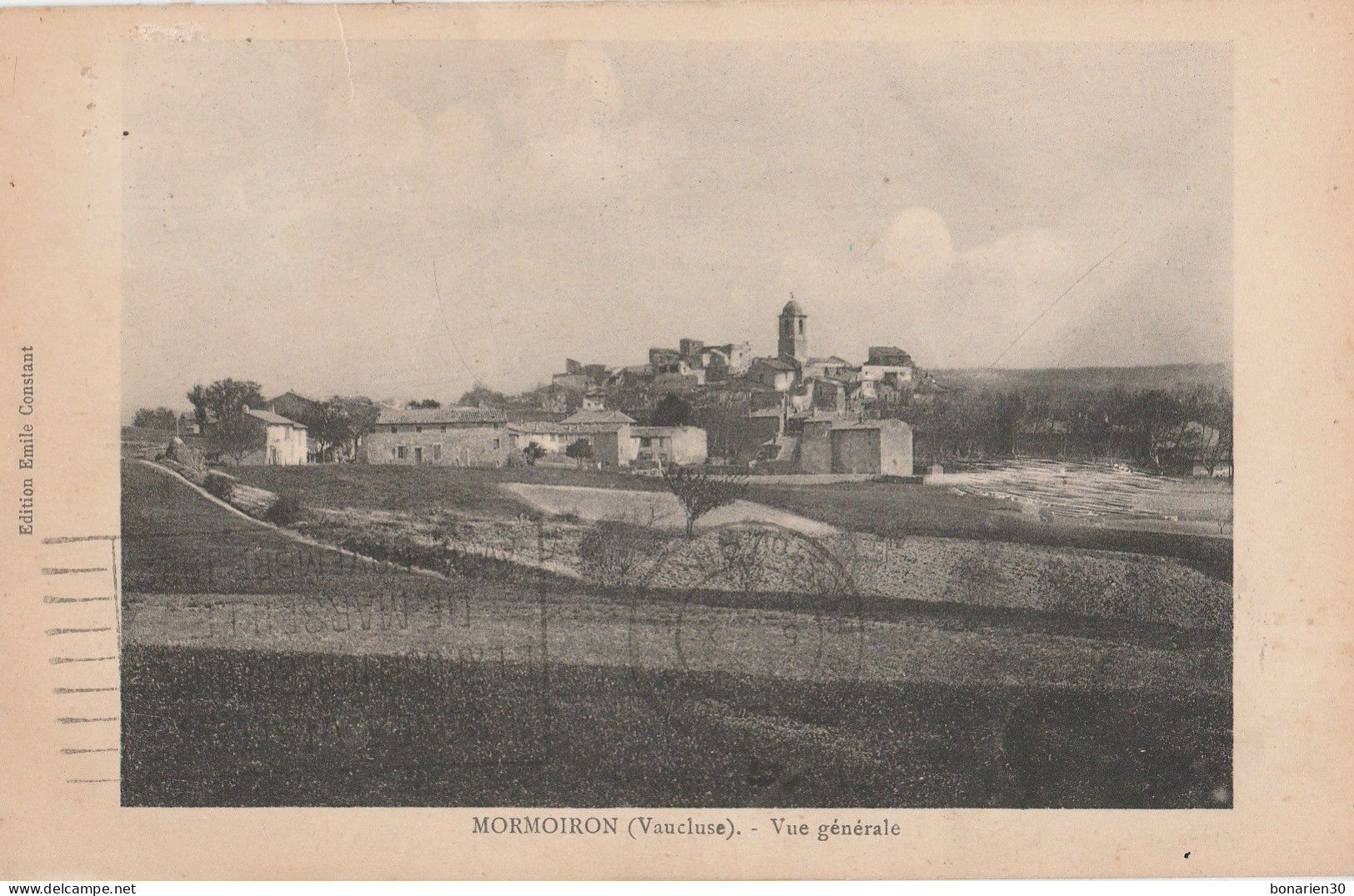 CPA 84 MORMOIRON JOLIE VUE GENERALE - Mormoiron