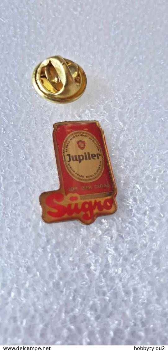 Pin's Bière Jupiler Sügro Canette - Birra