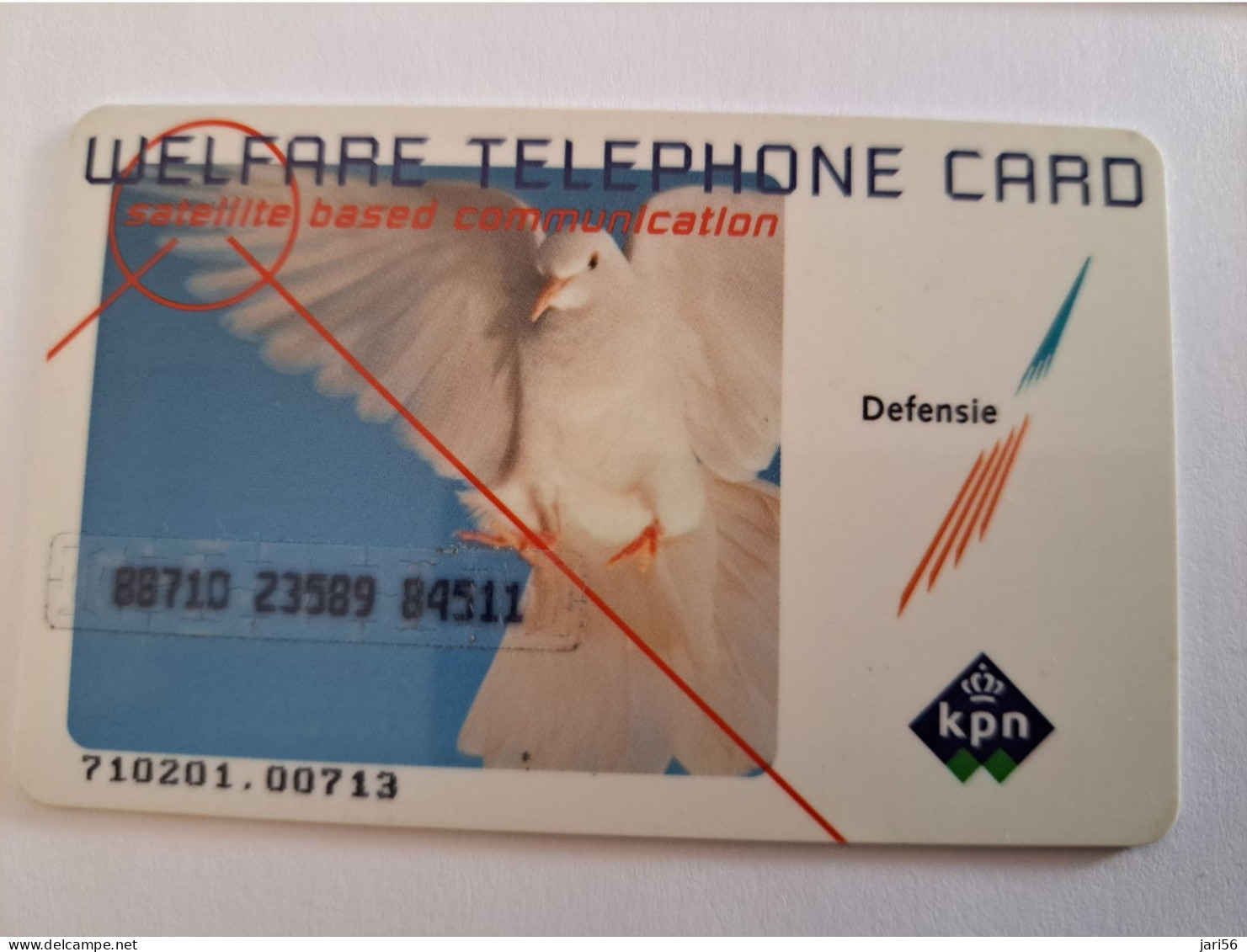 NETHERLANDS/ PREPAID/  HFL 25,- 4 CARDS/PIGEON  / WELFARE/ MILITAIRE CARDS/QUARTED / COMPLETE   - USED CARD  ** 13944** - [3] Handy-, Prepaid- U. Aufladkarten