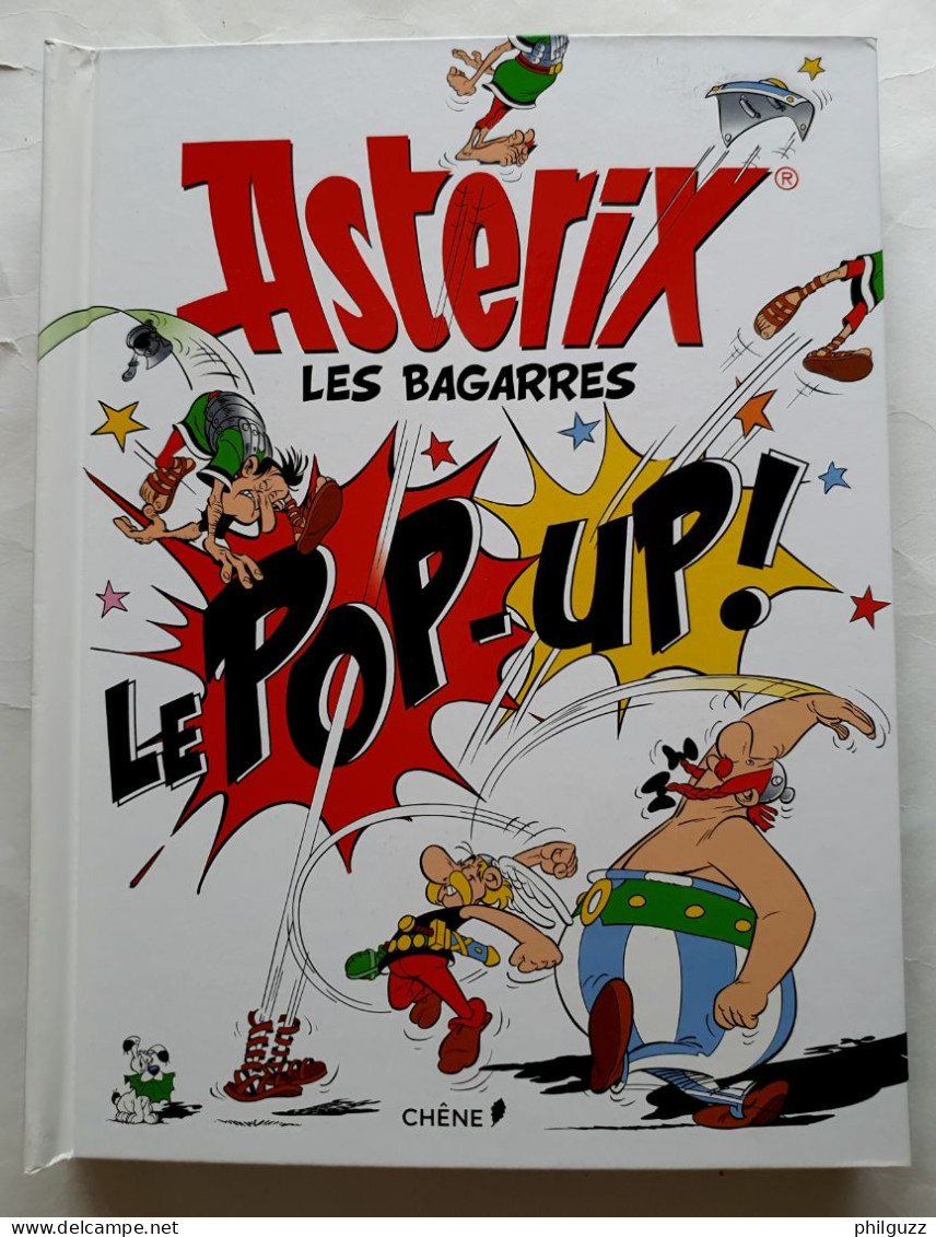 LIVRE ASTERIX LE POP-UP LES BAGARRES Ed Du Chene 2015 - Schtroumpfs, Les - Los Pitufos