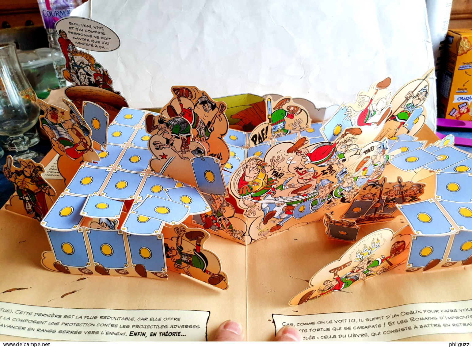 LIVRE ASTERIX LE POP-UP LES BAGARRES Ed du Chene 2015