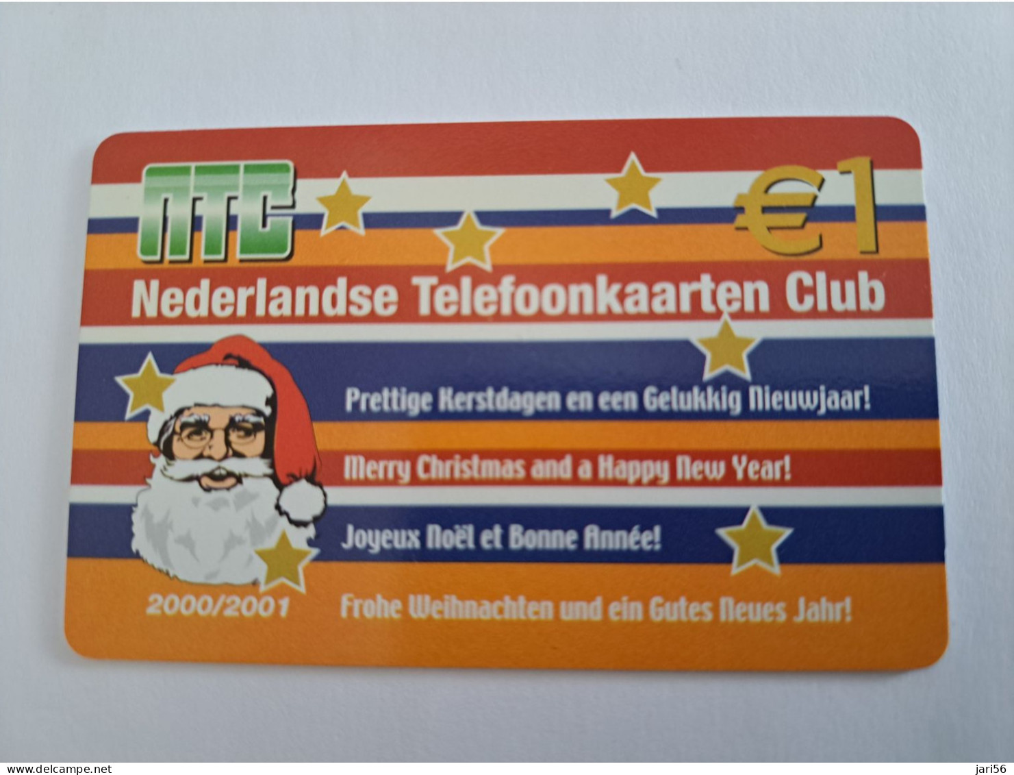 NETHERLANDS /  PREPAID/ NTC CLUB/ MEMBERCARD 2001/  €  1,-   - MINT  CARD  ** 13948** - Publiques