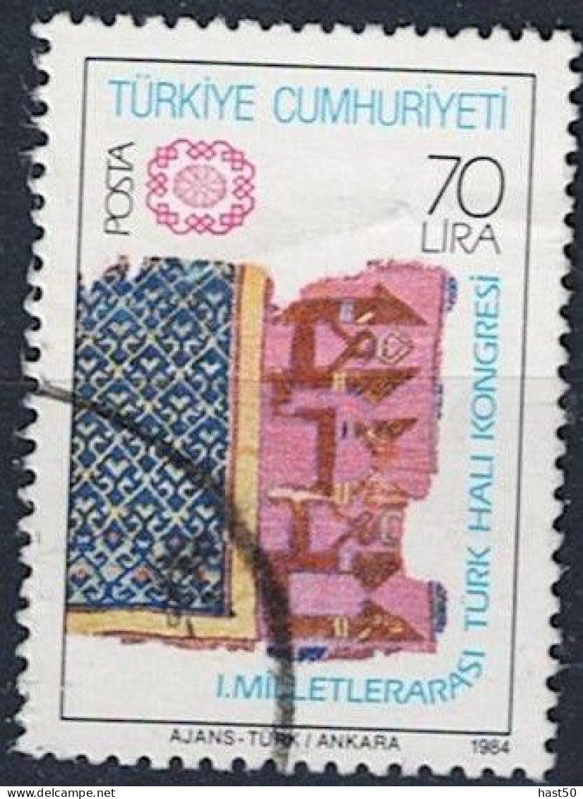 Türkei Turkey Turquie - Kongress über Türkische Teppichknüpfkunst (MiNr: 2696) 1984 - Gest. Used Obl - Used Stamps