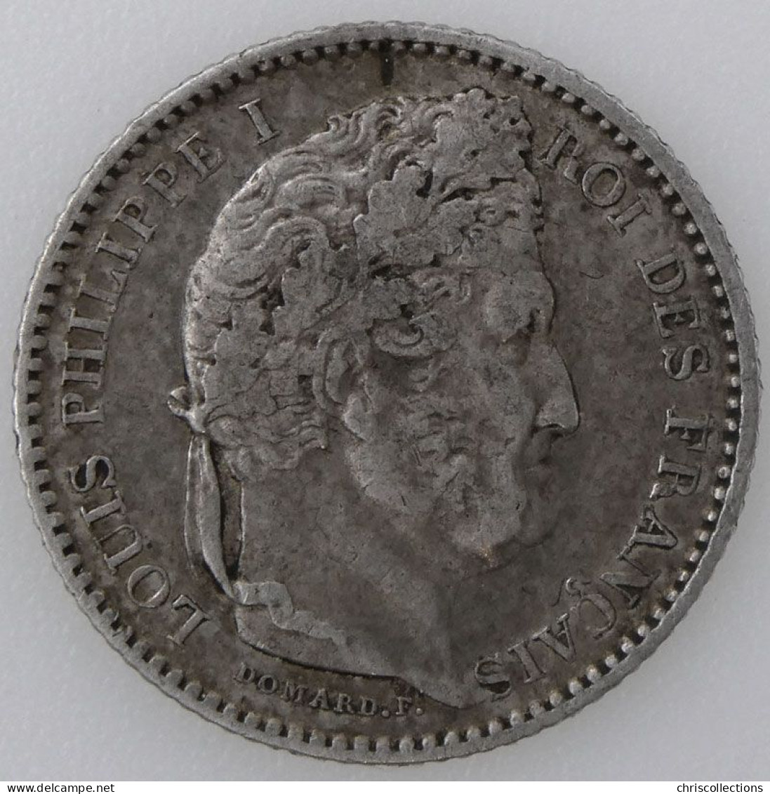 FRANCE - LOUIS PHILIPPE I - 25 Centimes 1846A - TB+/TTB Rayures -- Gad. : 357 - 25 Centimes