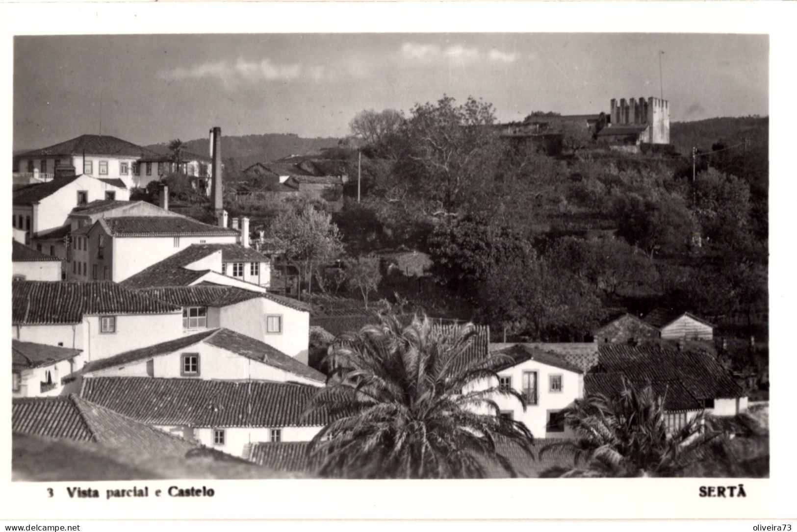 SERTÃ - Vista Parcial E Castelo - PORTUGAL - Castelo Branco