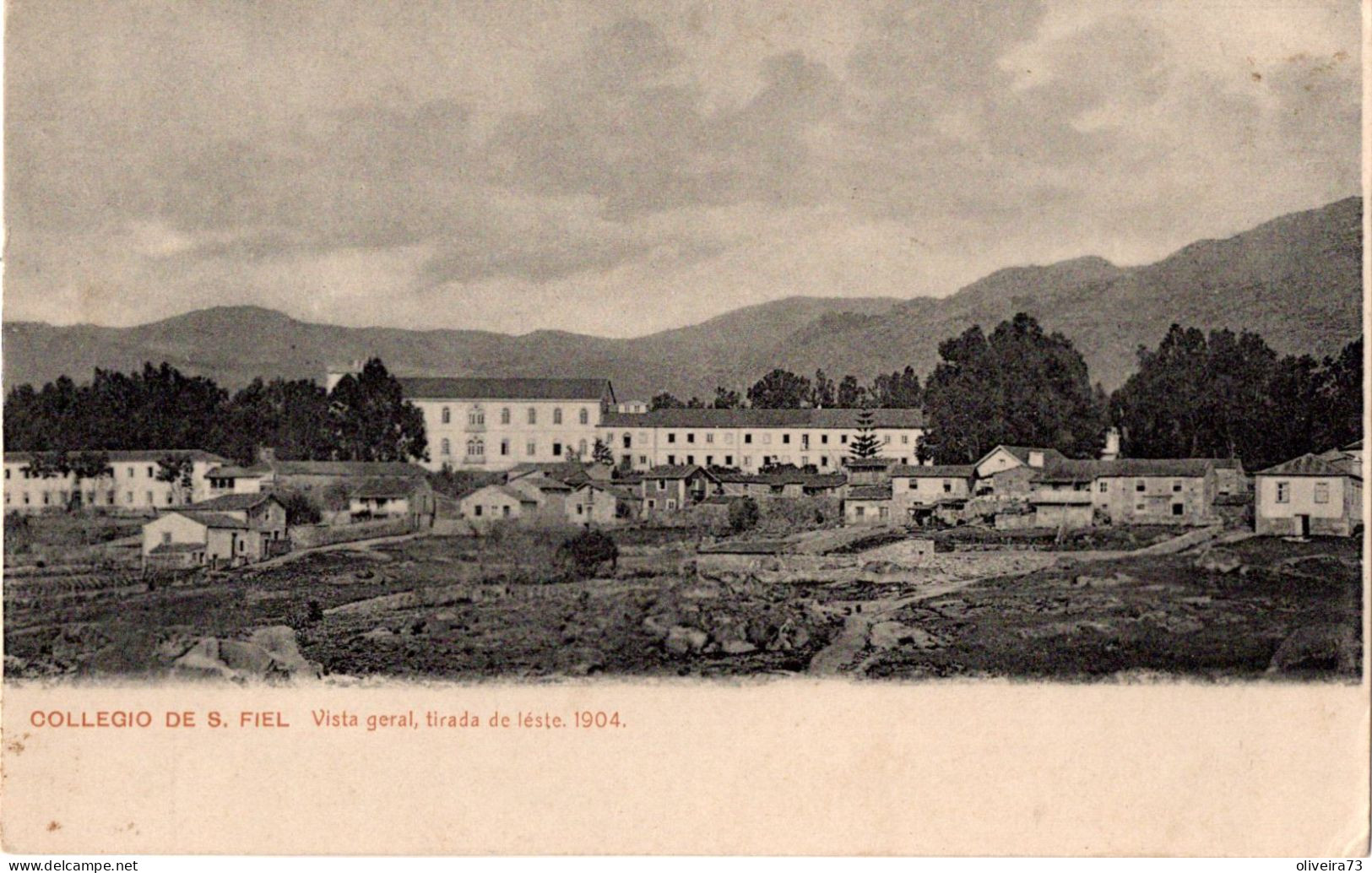 S. FIEL - Vista Geral Tirada De Leste 1904 - PORTUGAL - Castelo Branco