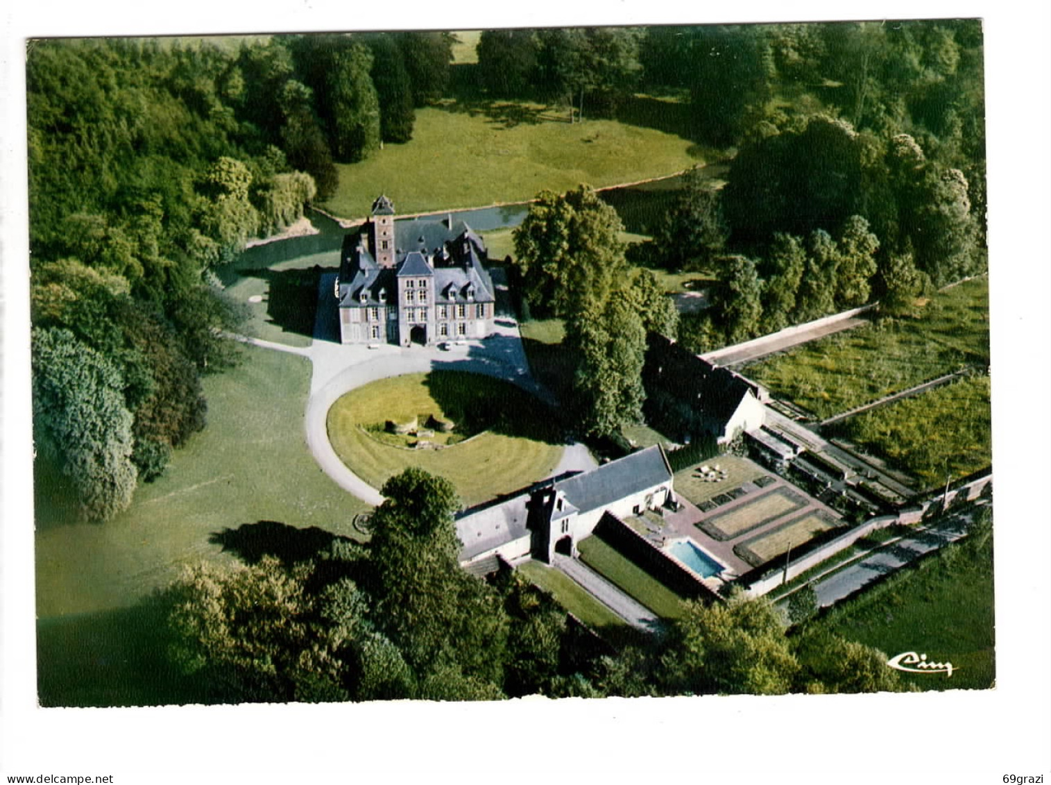 Ecaussinnes D'Enghien Vue Aérienne Château De La Folie - Ecaussinnes