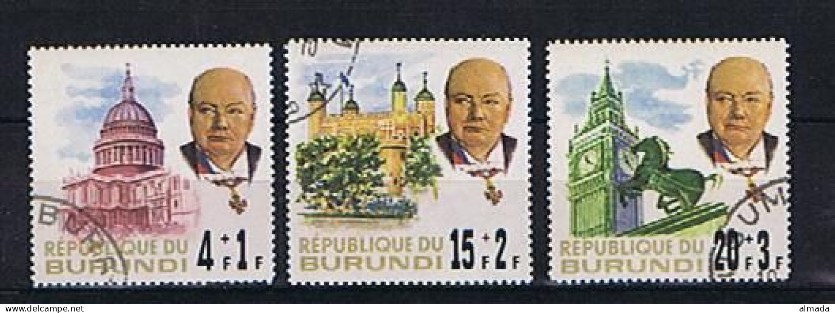 Burundi 1967: Michel 315-317 Used, Gestempelt - Used Stamps
