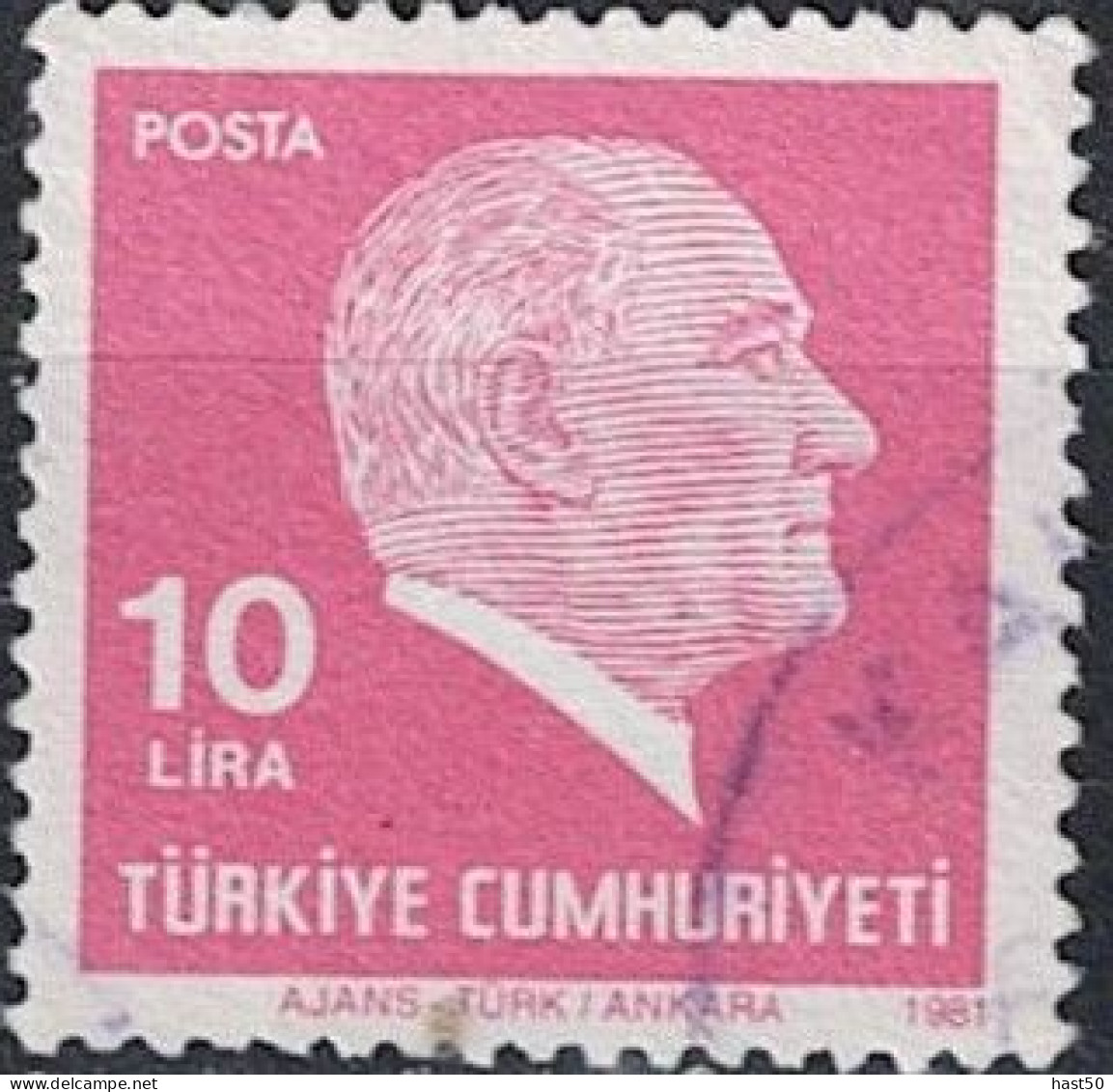 Türkei Turkey Turquie - Atatürk (MiNr: 2541) 1981 - Gest. Used Obl - Oblitérés