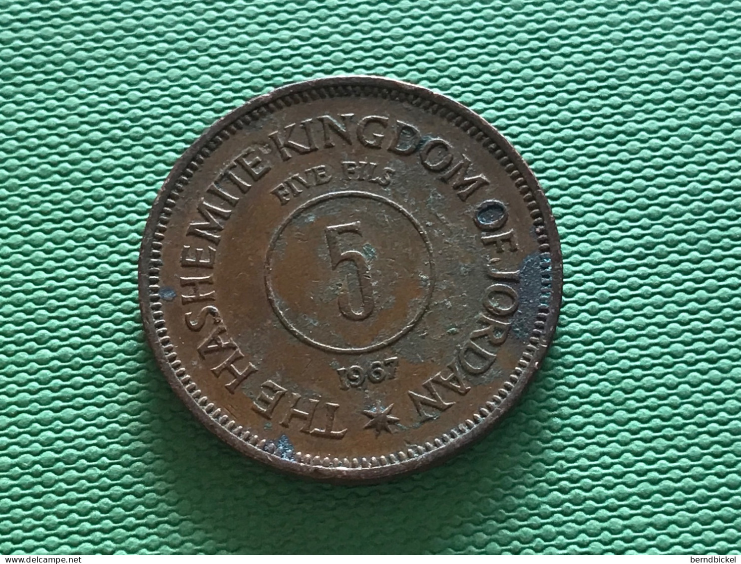 Münzen Münze Umlaufmünze Jordanien 5 Fils 1967 - Jordanien