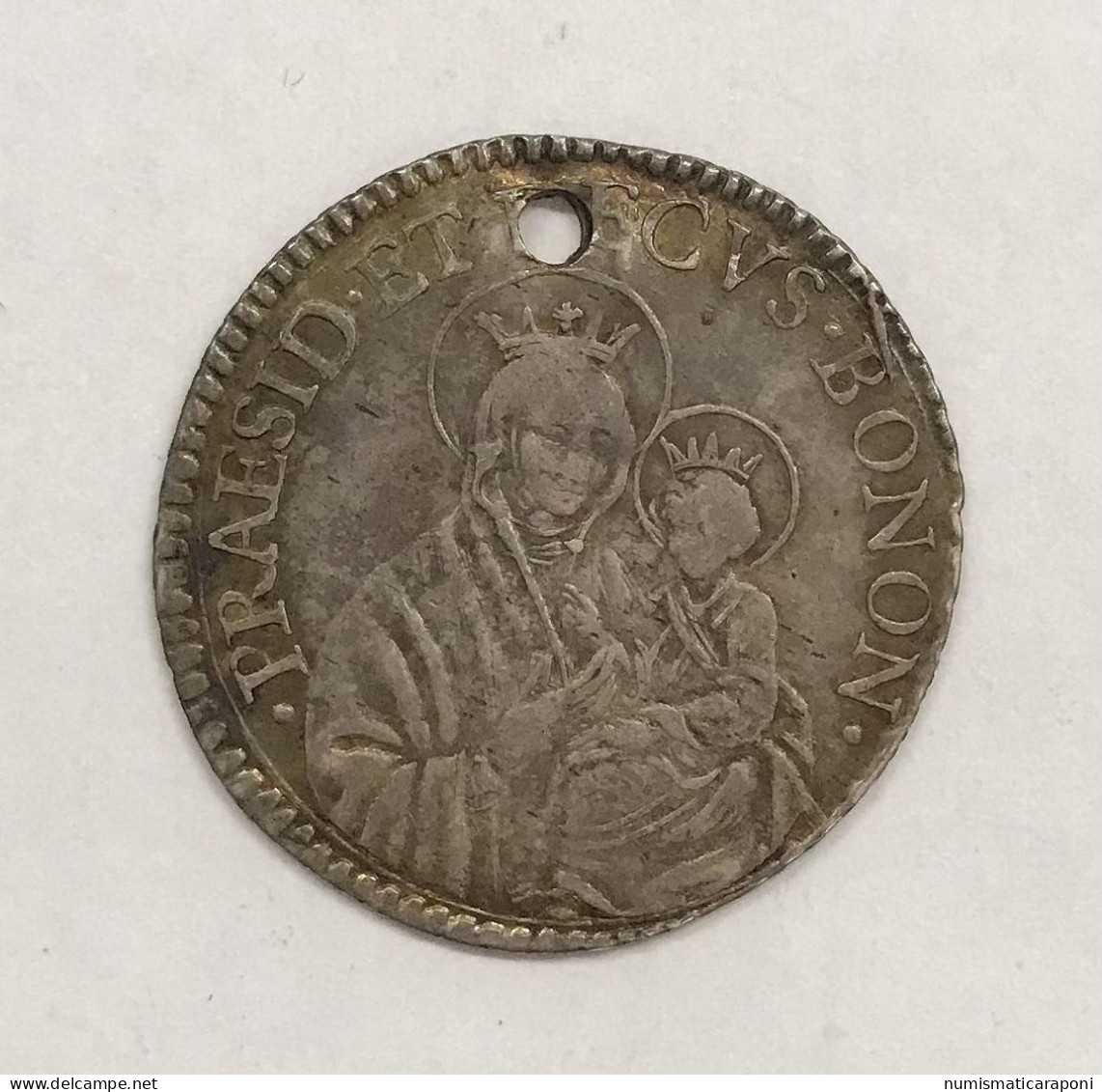 Bologna Pio VI 1775-1799 Mezza Lira 1781 Munt 225 Gr. 2,65 Foro E.967 - Emilie