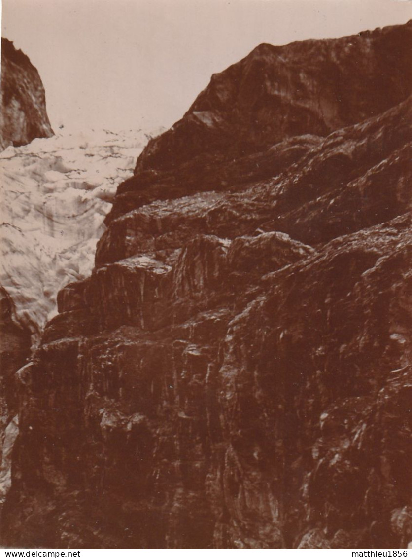 Photo Vers 1898 MURREN - Glacier, Jungfrau (A249) - Mürren