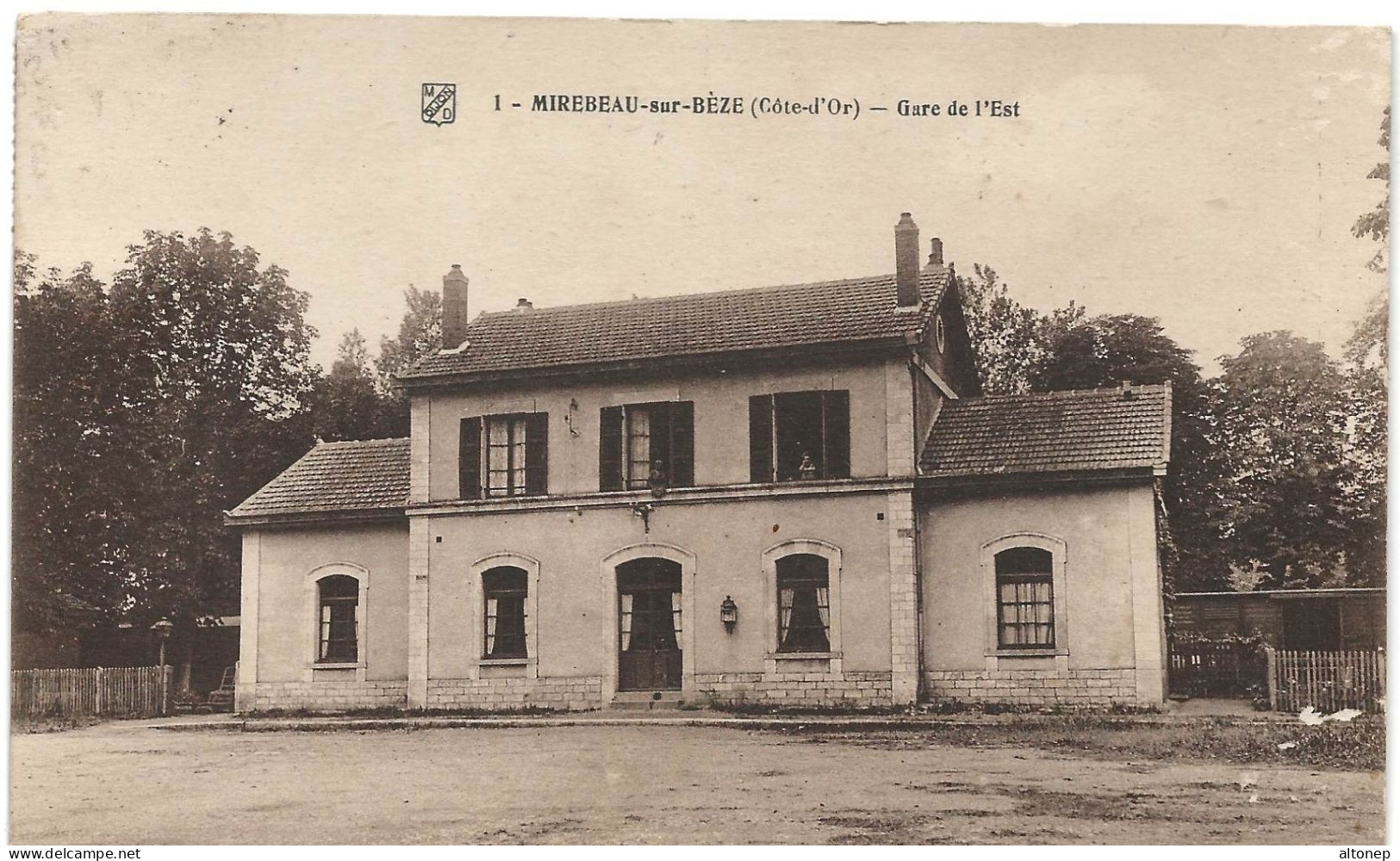 Mirebeau : Gare De L'Est (Edition Collot - MD Dijon N°1 - Louys Et Bauer, Dijon) - Mirebeau
