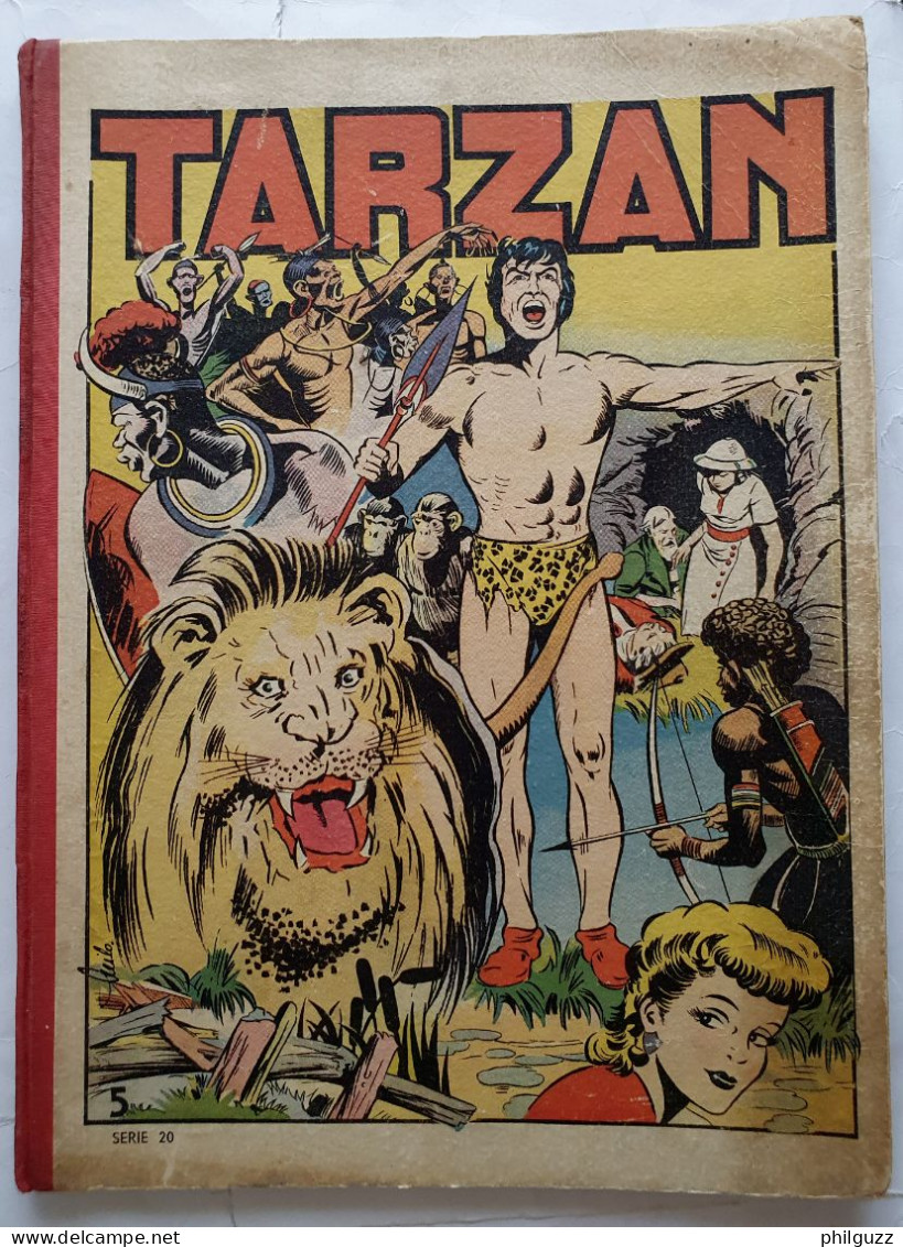 BD RECUEIL Album TARZAN Première Série N°  ( 260 à 269 ) 1951 - Tarzan