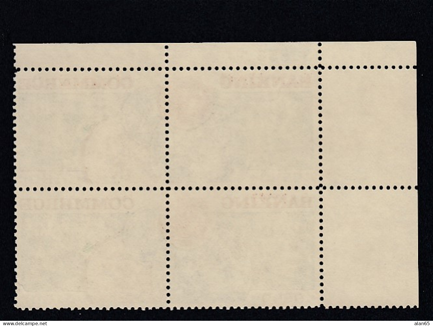 Sc#1577-1578, 10-cent Banking Coin Theme 1975 Issue, Plate # Block Of 4 US Stamps - Plate Blocks & Sheetlets