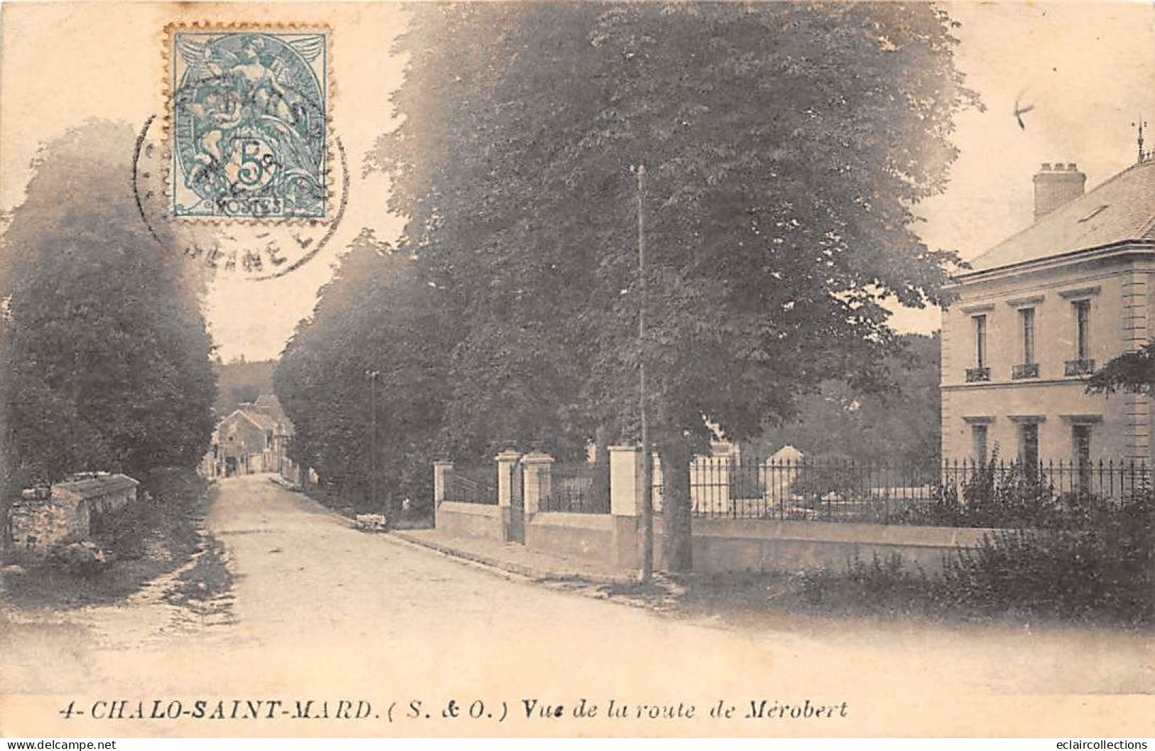 Chalo Saint Mars            91         Vue De La Route De Mérobert        (voir Scan) - Sonstige & Ohne Zuordnung