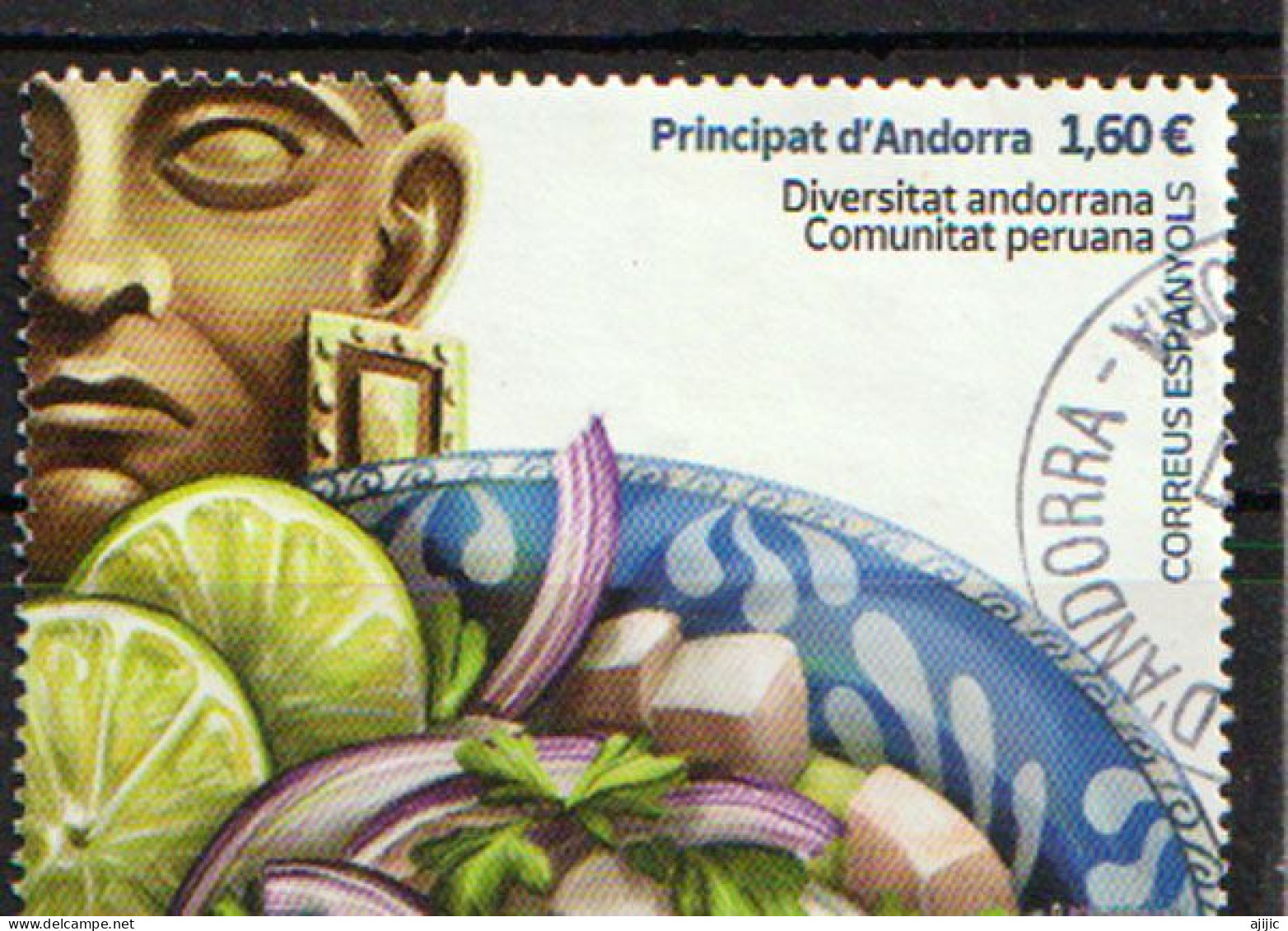 2021,Comunitat Peruana, Diversitat Andorrana.Communauté Péruvienne, Diversité Andorrane. PRINCIPADO DE ANDORRA - Used Stamps