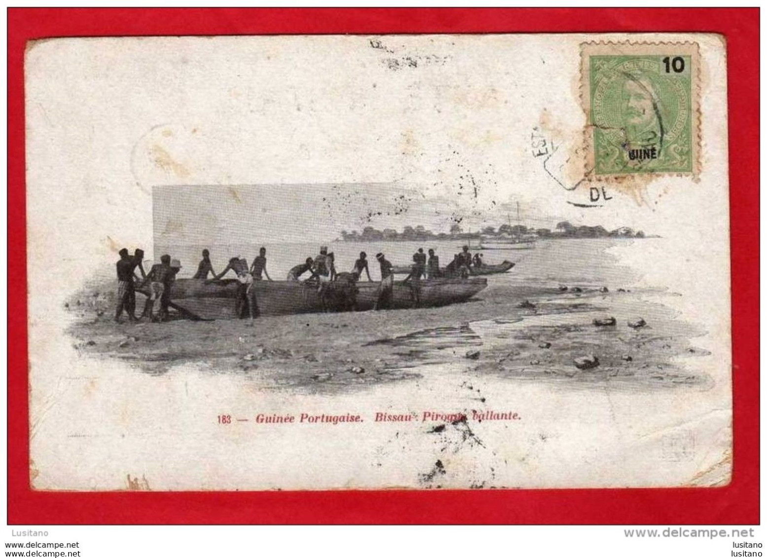 Guinée Portugaise - Guinea - Guine Bissau - Pirogue Ballante - 1909 - Guinea-Bissau