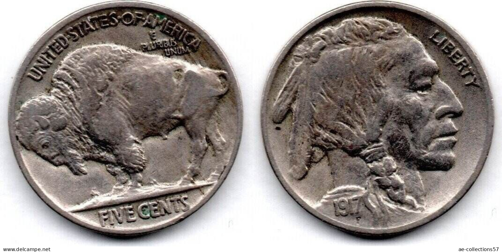 MA 23656 / USA 5 Cents 1917 TTB - 1913-1938: Buffalo