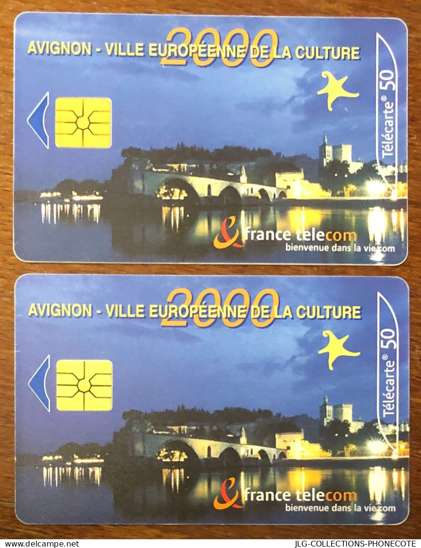 AVIGNON TELECARTE REF PHONECOTE F1059 & 1059a TELEFONKARTE SCHEDA TARJETA PHONECARD PREPAID PREPAYÉE - 2000